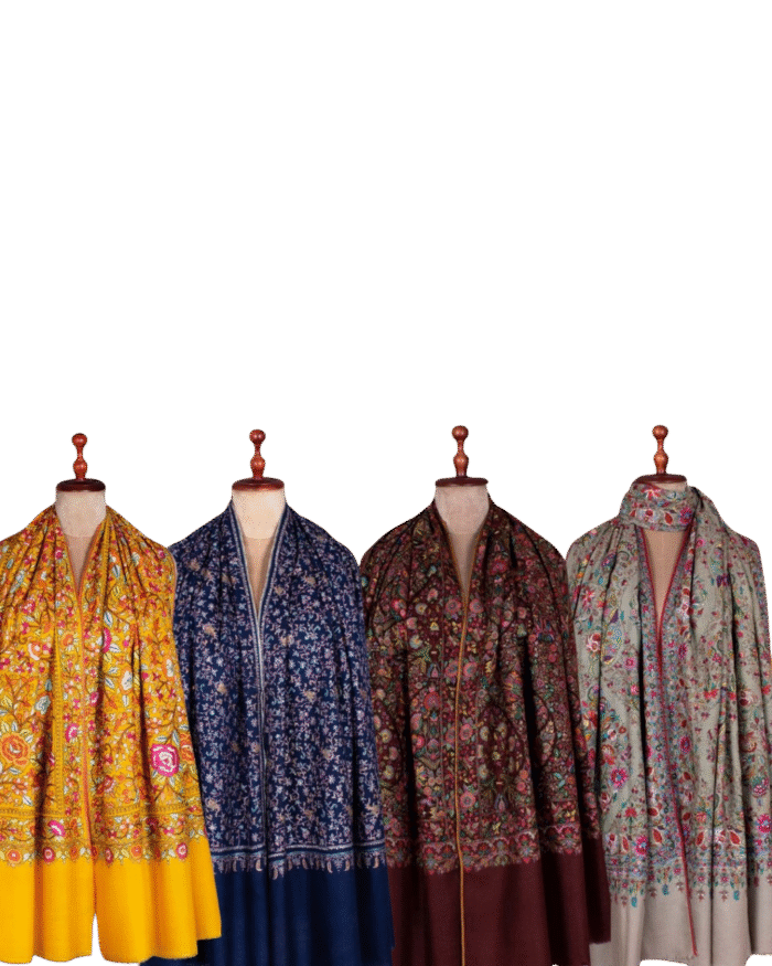 Elegant Khani Shawl – Traditional Kashmiri Handcrafted Wrap