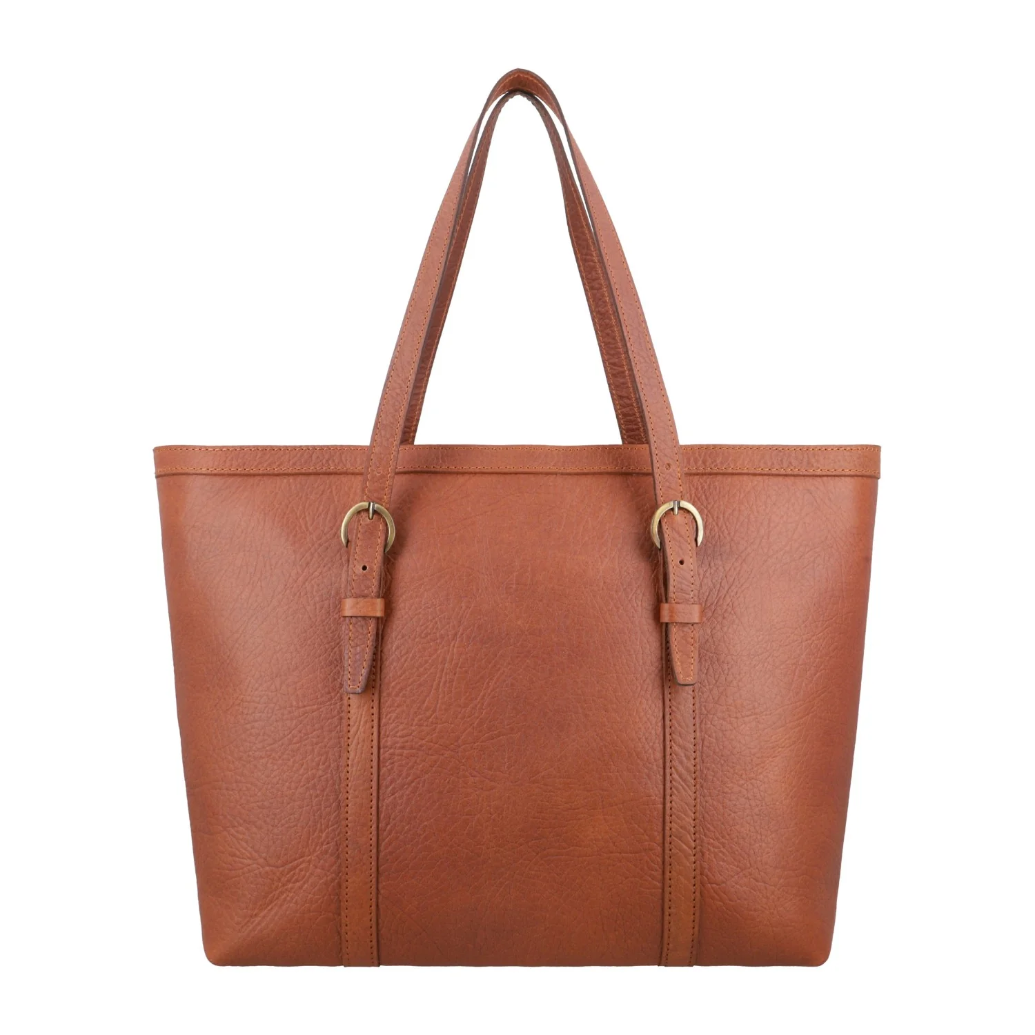 Premium leather bag with sleek design and sturdy handles