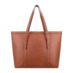 Premium leather bag with sleek design and sturdy handles