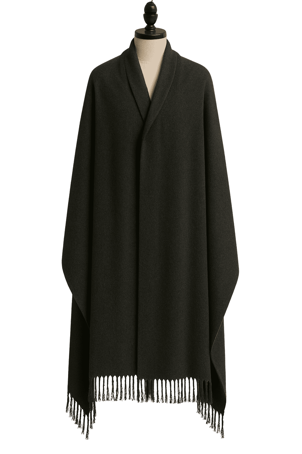 Gents Wool Shawl – Classic Warm & Elegant Wrap Classic gents wool shawl in neutral tones, neatly folded with soft textured fabric for warmth and elegance.