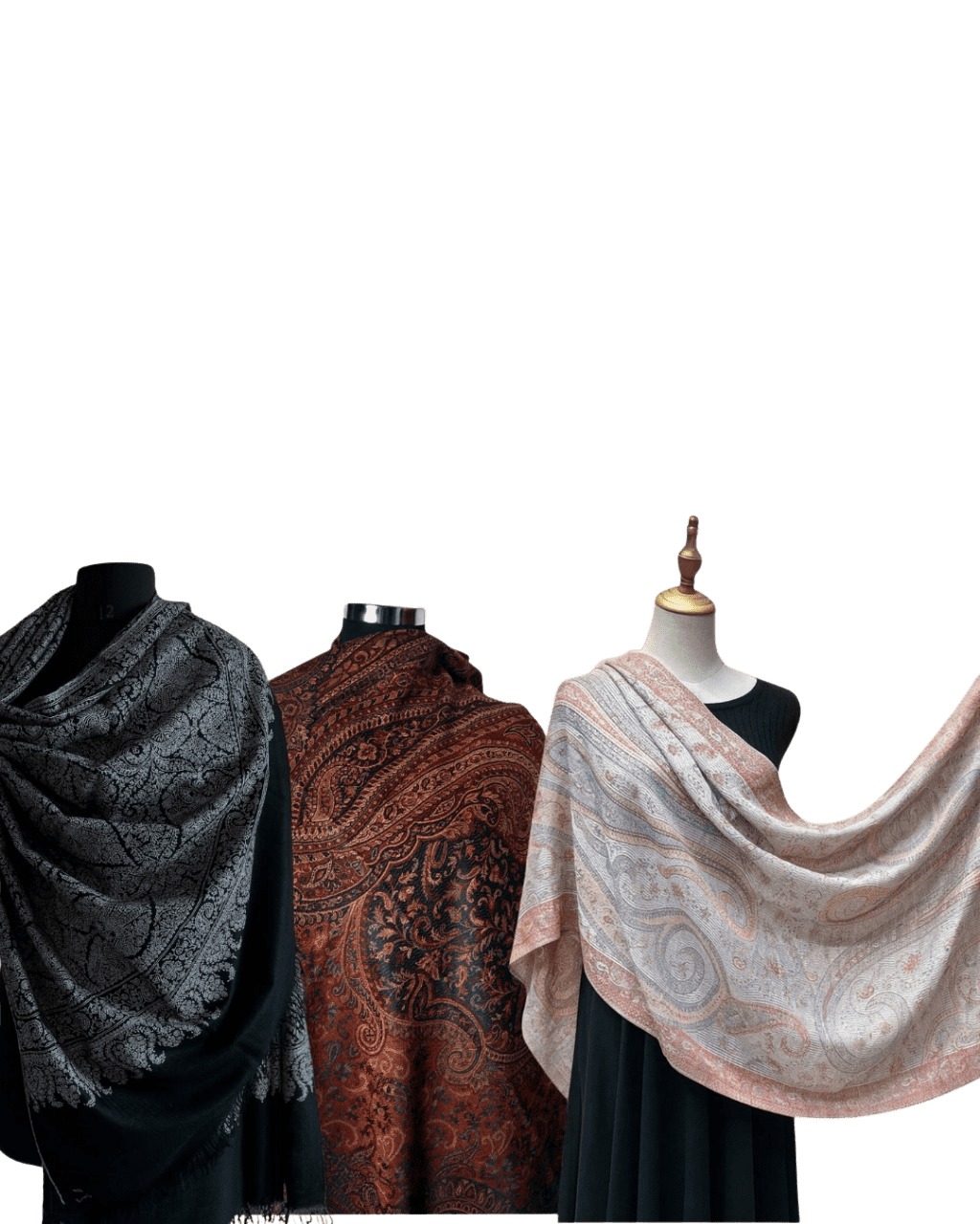 Full Jhall Pashmina Shawl – Luxury & Timeless Craftsmanship Full jhall pashmina shawl with intricate embroidery – luxurious traditional handcrafted design